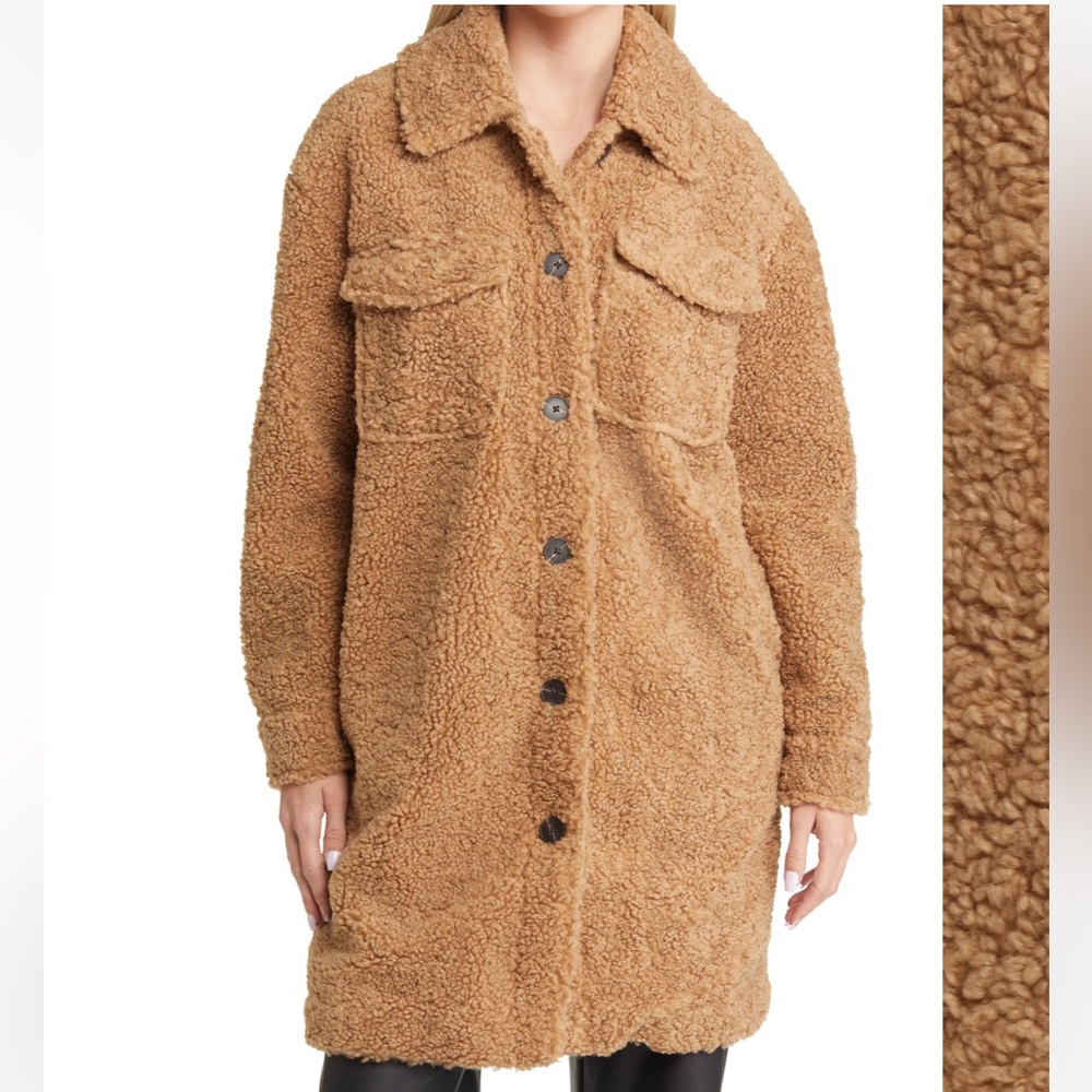 VERO MODA Kyliefilucca Long Teddy Coat